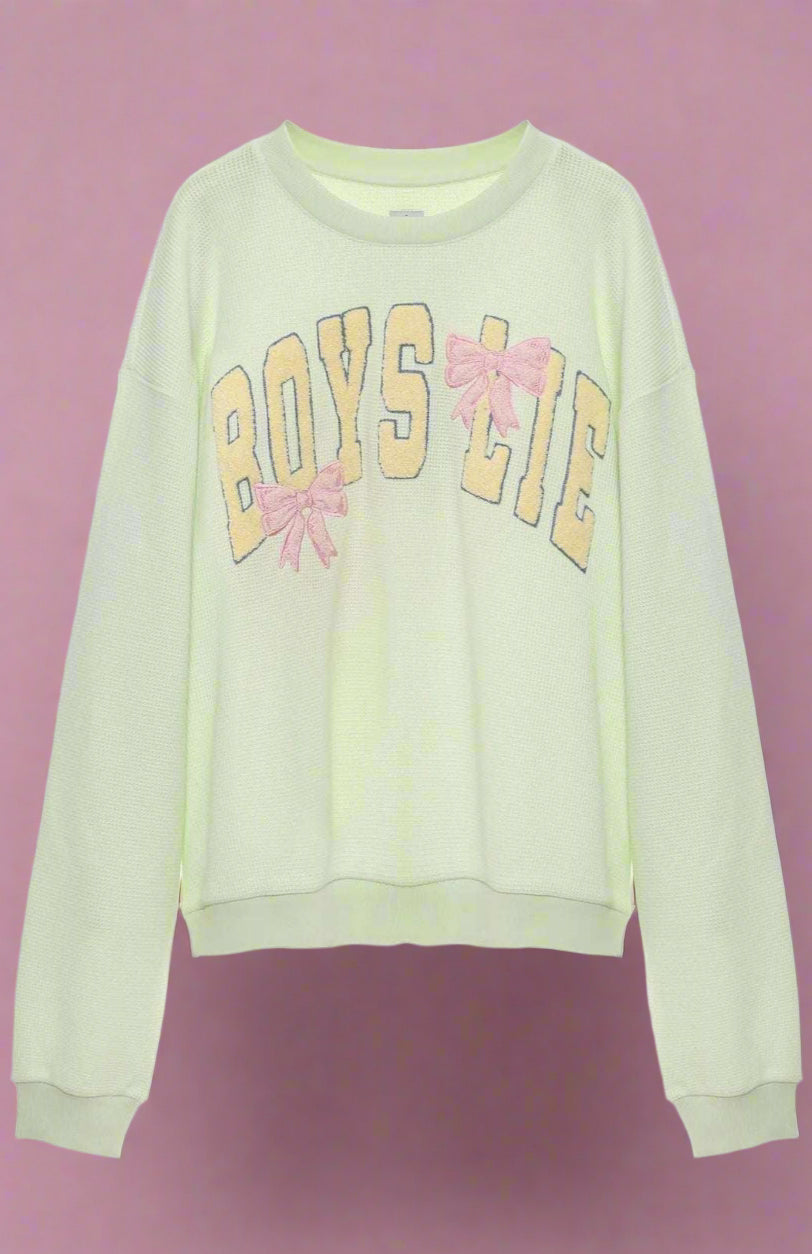 Boys Lie Bows Kara Crewneck Sweater