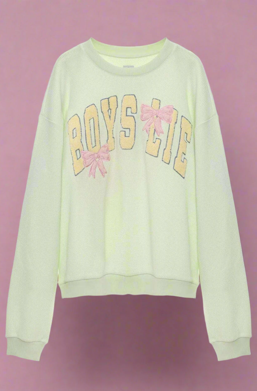 Boys Lie Bows Kara Crewneck Sweater