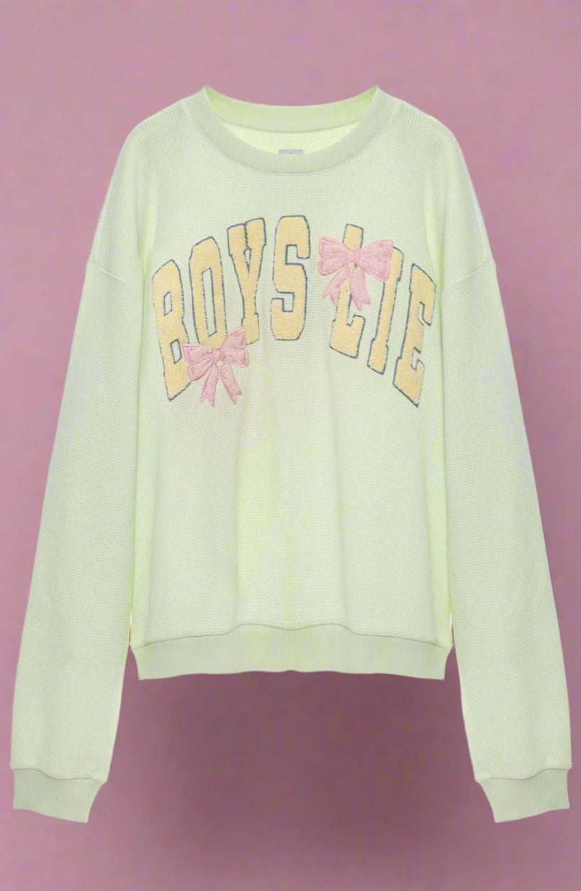Boys Lie Bows Kara Crewneck Sweater