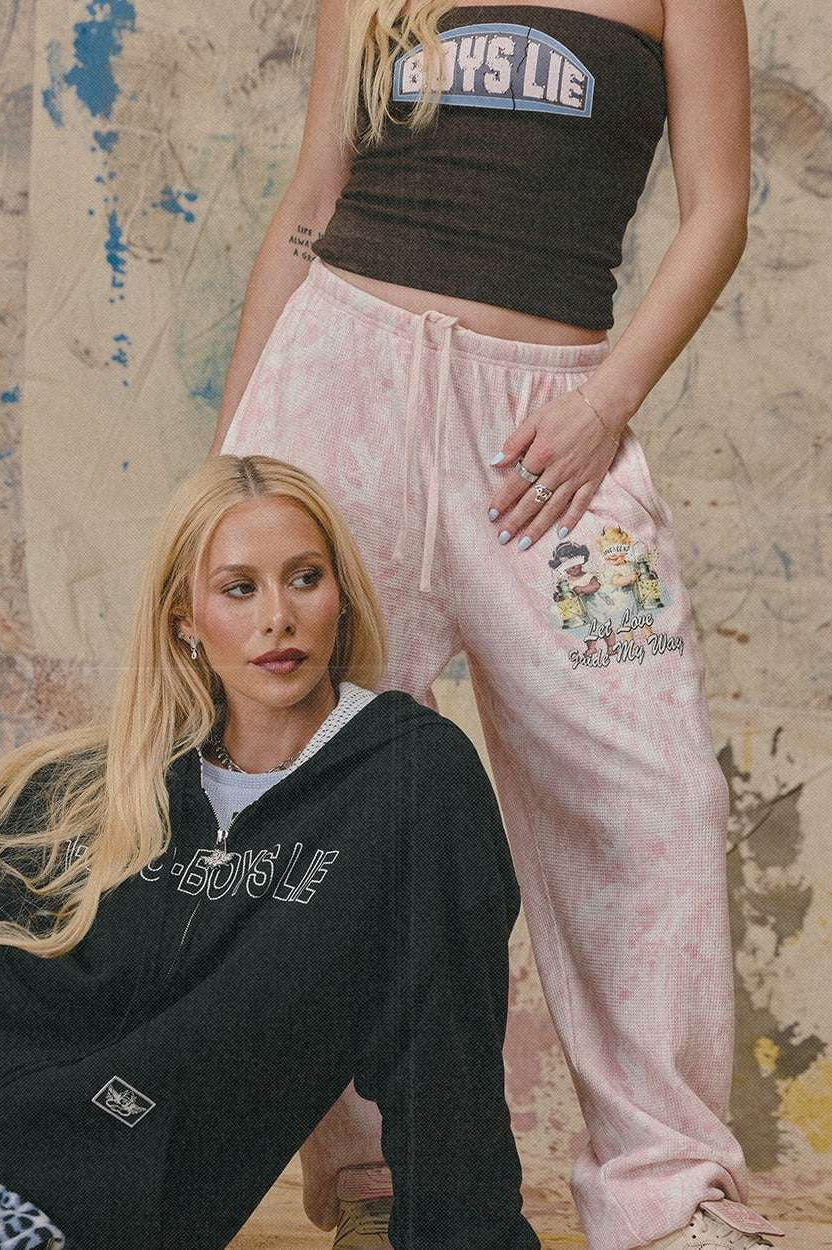Boys Lie Let Love Guide My Way Kimmy Jogger Pant