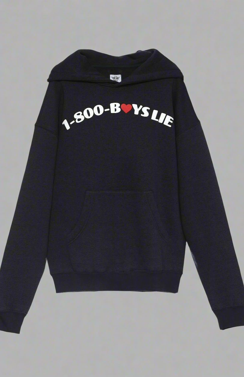 Boys Lie 1-800 Heart Racer Hoodie Sweater by Boys Lie as seen on celebrities