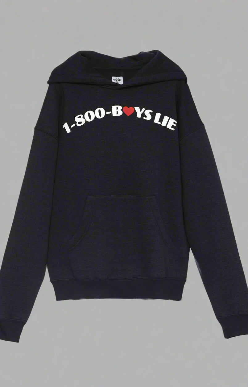 Boys Lie 1-800 Heart Racer Hoodie Sweater by Boys Lie as seen on celebrities