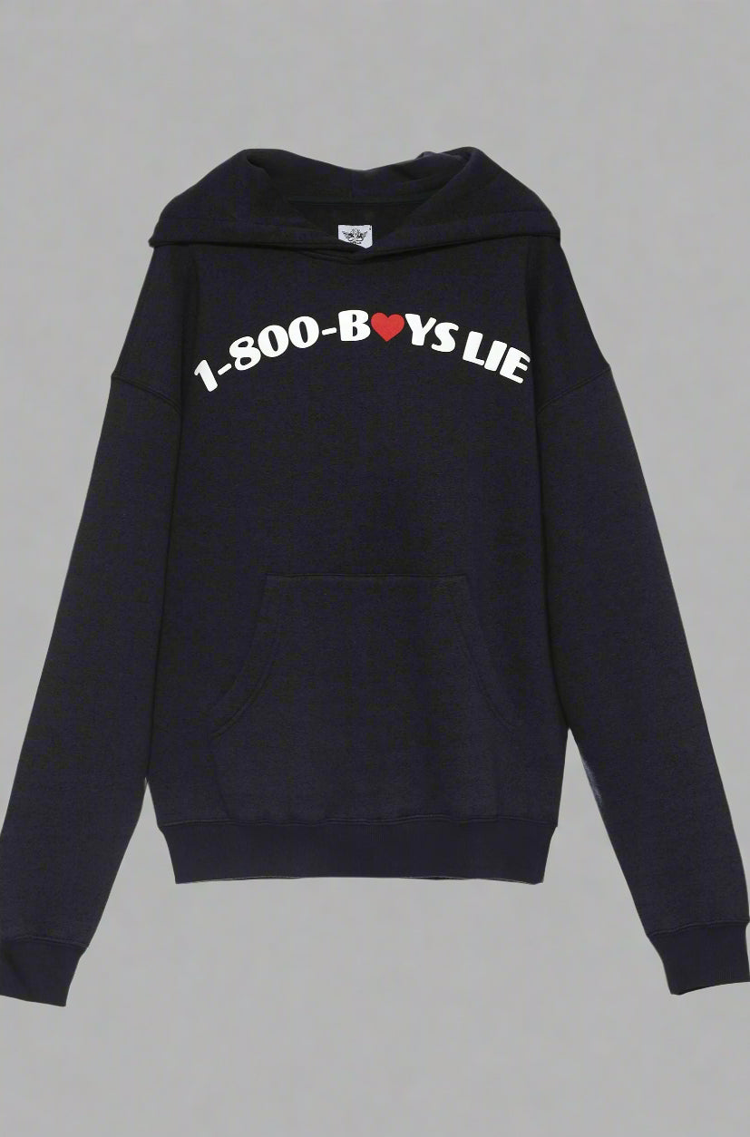 Boys Lie 1-800 Heart Racer Hoodie Sweater by Boys Lie as seen on celebrities