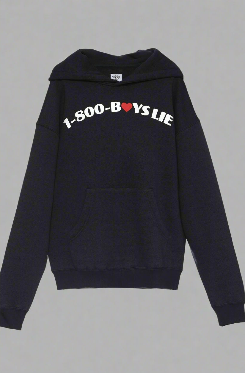 Boys Lie 1-800 Heart Racer Hoodie Sweater by Boys Lie as seen on celebrities