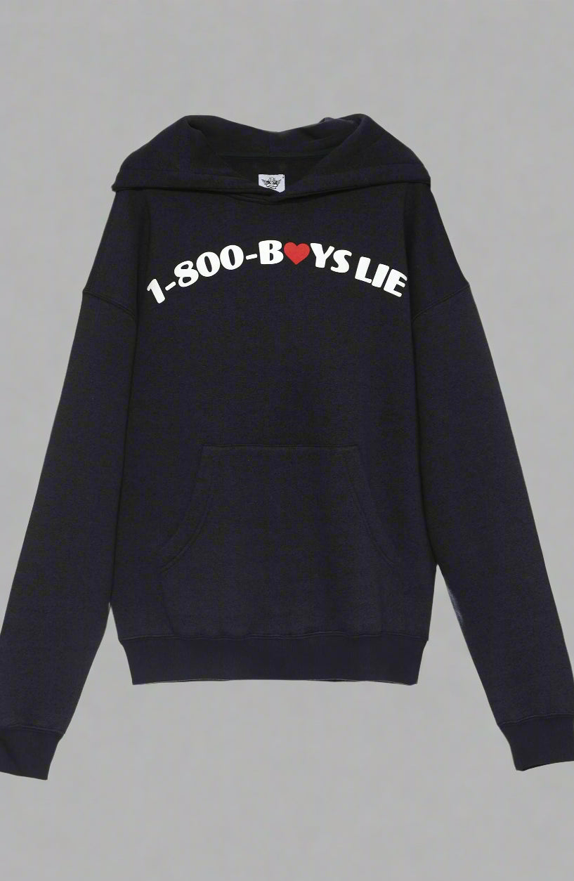 Boys Lie 1-800 Heart Racer Hoodie Sweater by Boys Lie as seen on celebrities