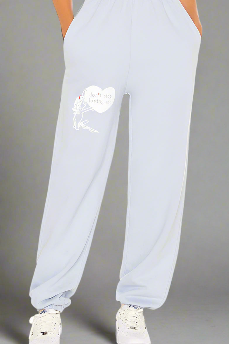 Boys Lie Dont Stop Loving Me Sweatpants Sweatpants by Boys Lie as seen on celebrities