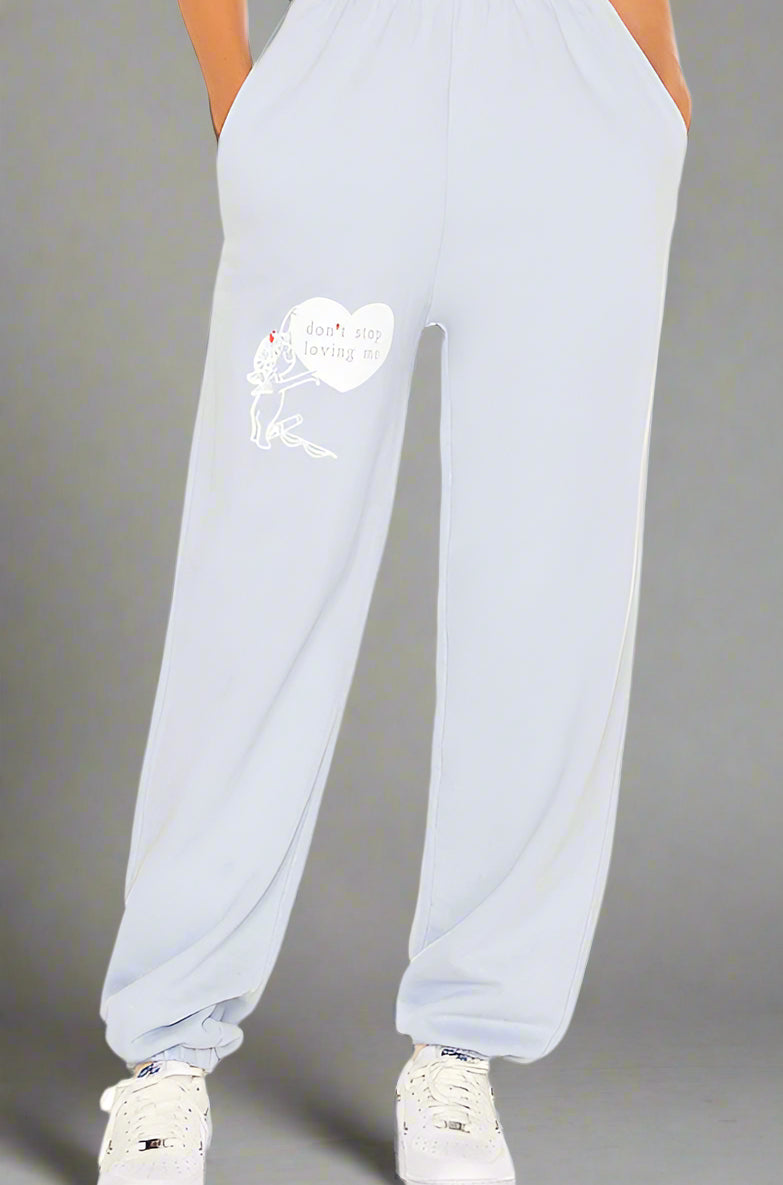 Boys Lie Dont Stop Loving Me Sweatpants Sweatpants by Boys Lie as seen on celebrities