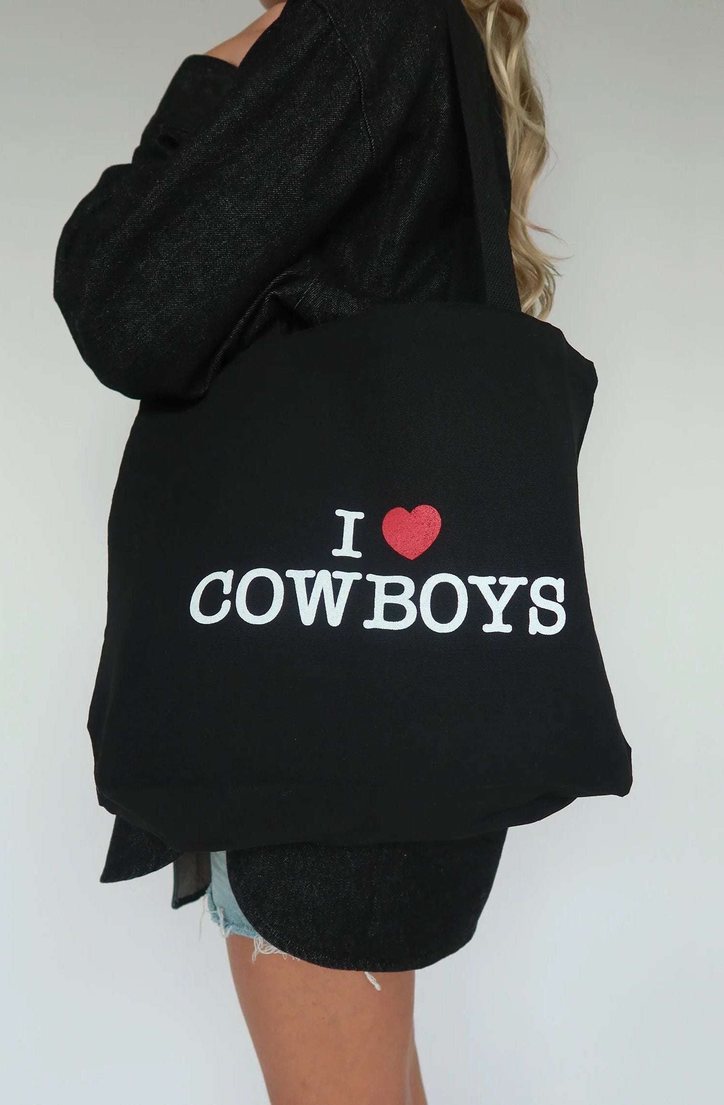 Brunette The Label "I Love Cowboys" Tote Bag