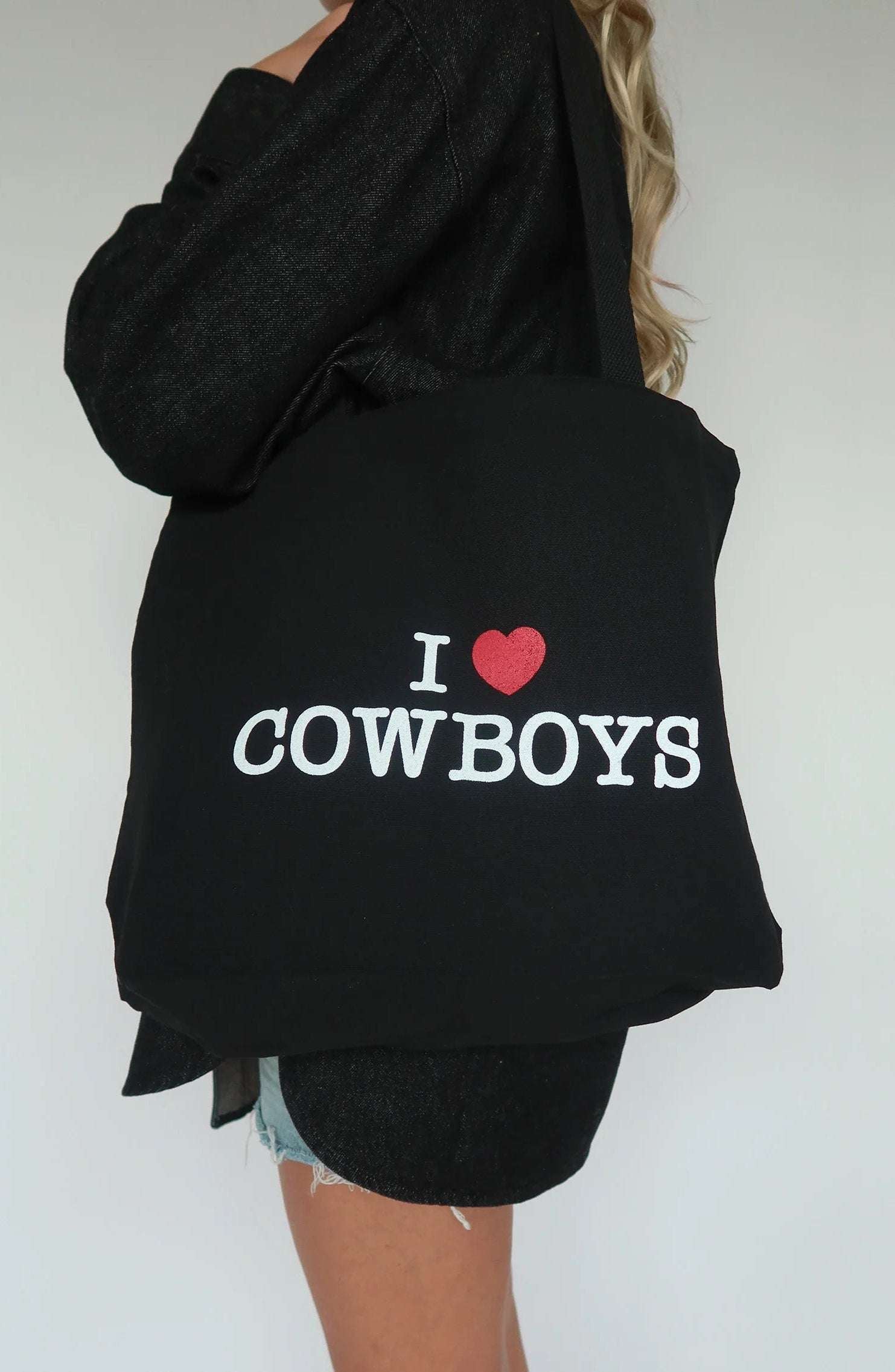 Brunette The Label "I Love Cowboys" Tote Bag