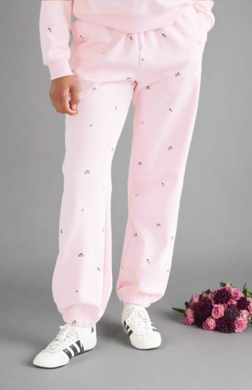 Brunette The Label "Be Kind" All Over Floral Oversized Joggers
