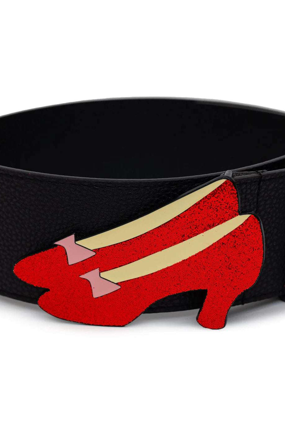 Buckle Down Wizard Of Oz Ruby Slippers Enamel Belt Belt by Buckle Down Products as seen on celebrities