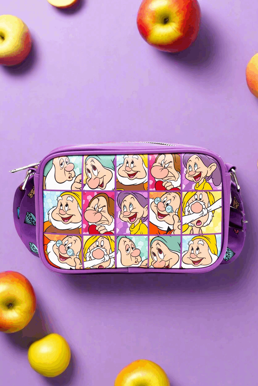 Buckle Down Products Disney Snow White Vegan Cross Body Bag Cross Body Bag by Buckle Down Products as seen on celebrities