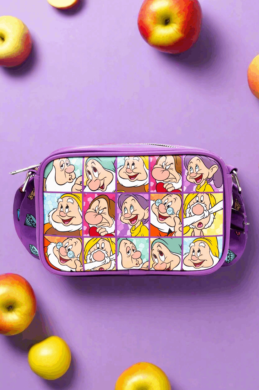 Buckle Down Products Disney Snow White Vegan Cross Body Bag Cross Body Bag by Buckle Down Products as seen on celebrities