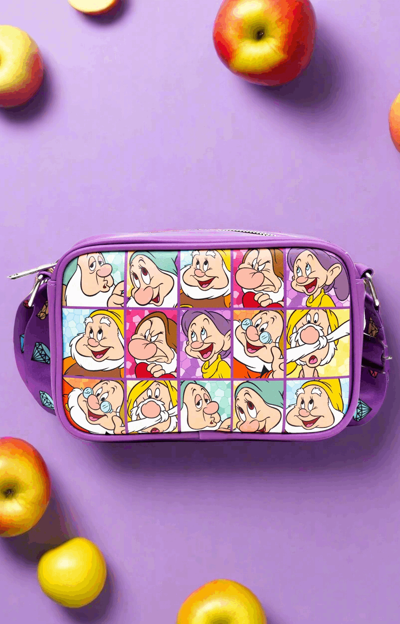 Buckle Down Products Disney Snow White Vegan Cross Body Bag Cross Body Bag by Buckle Down Products as seen on celebrities