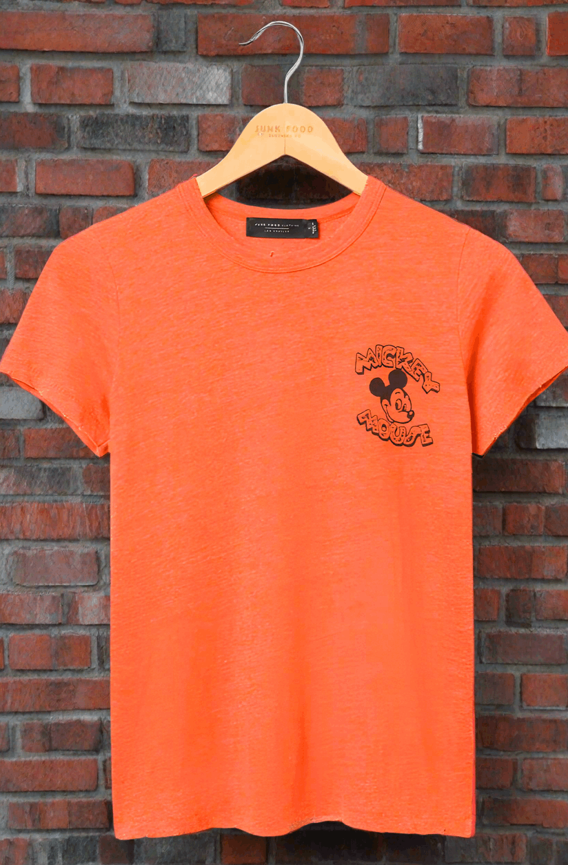 Junk Food Disney Mickey & Minnie Hot Rod Original Tee T-Shirt by Junk Food as seen on celebrities