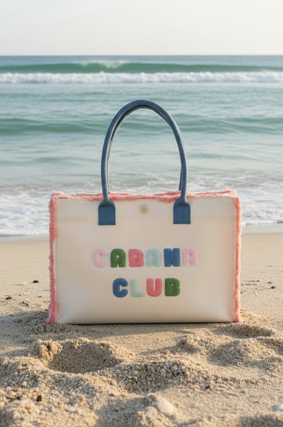 Packed Party Cabana Club Canvas Tote Bag