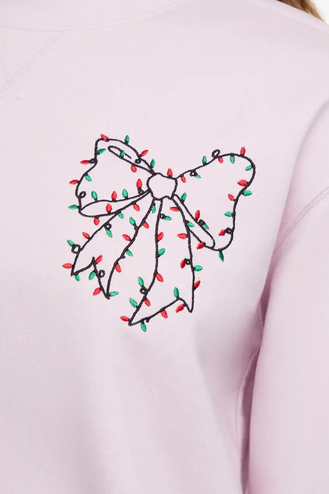 Wildfox Christmas Bow Charlie Sweatshirt