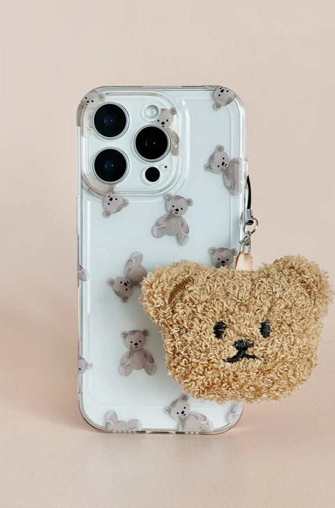 Coconut Lane Teddy Bear Phone Charm Phone Charm by Coconut Lane as seen on celebrities
