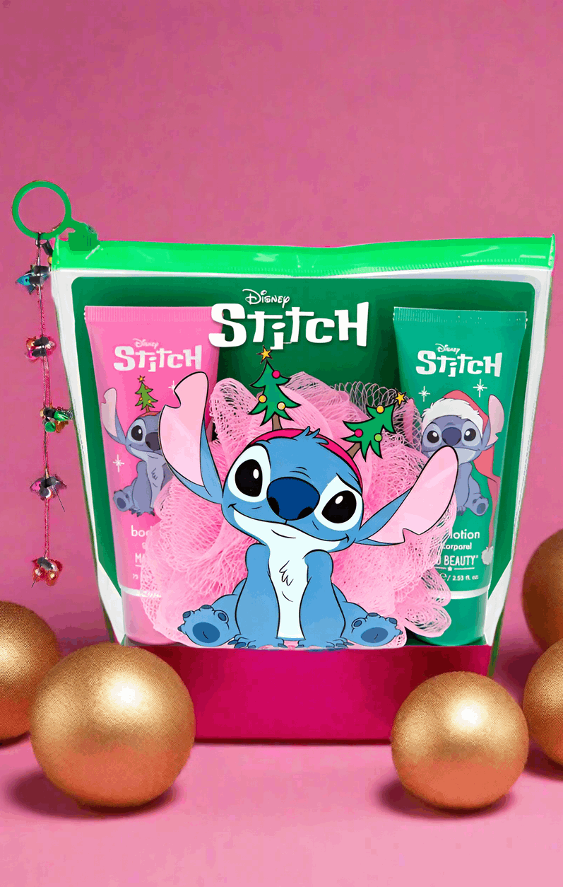 Disney Stitchmas Bath & Body Set