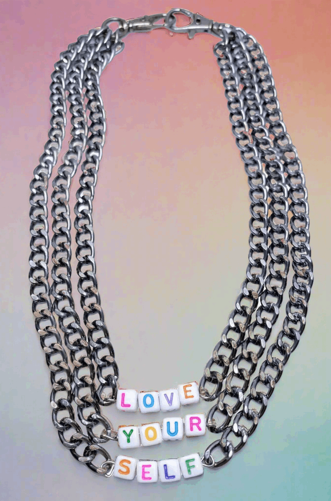 Trixy Starr Love Your Self Necklace Necklace by Trixy Starr as seen on celebrities