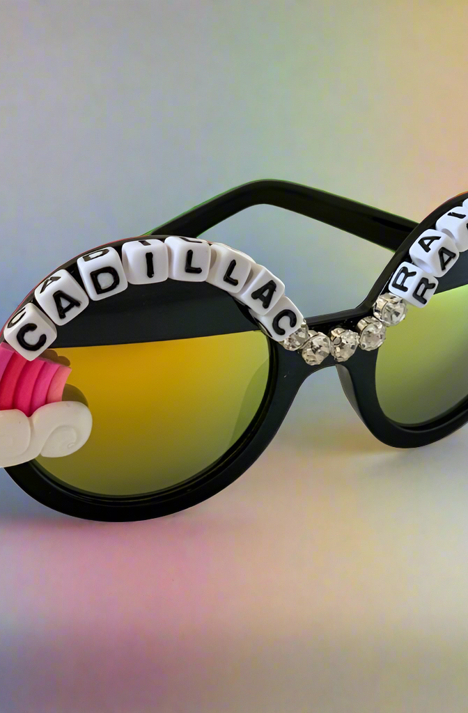 Rad & Refined Cadillac & Rainbows Statement Sunglasses Sunglasses by Rad and Refined as seen on celebrities
