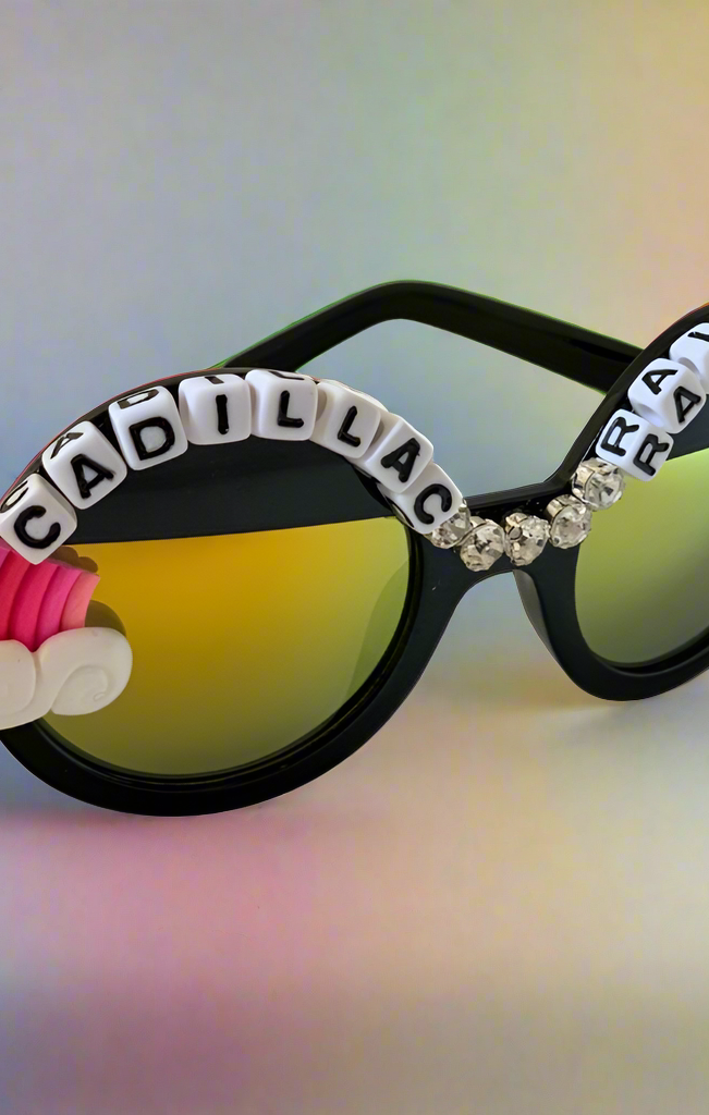 Rad & Refined Cadillac & Rainbows Statement Sunglasses Sunglasses by Rad and Refined as seen on celebrities