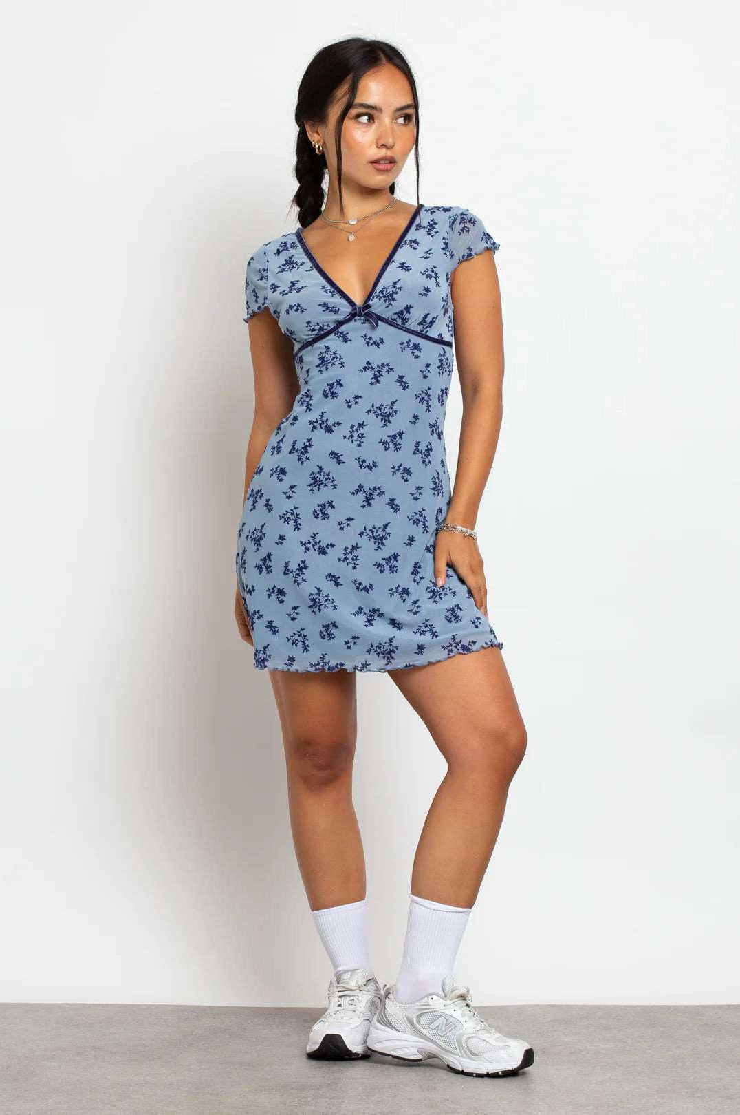 Daisy Street Devore Mesh Mini Dress Mini Dress by Daisy Street as seen on celebrities