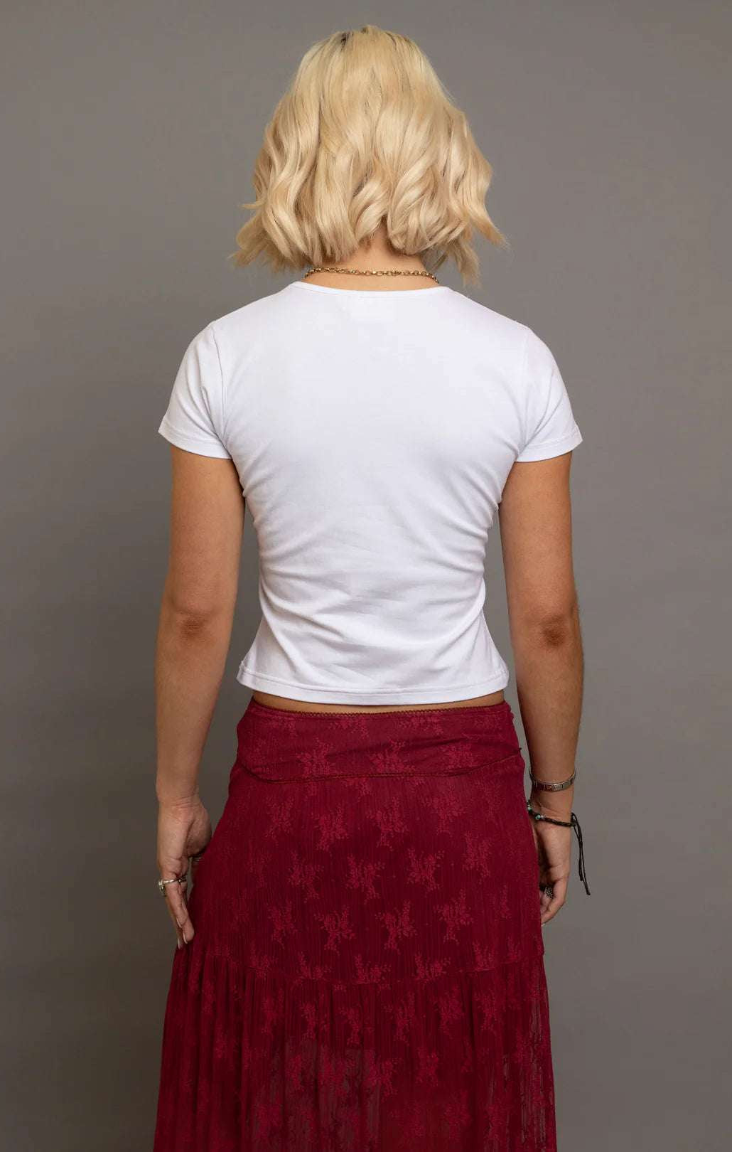 Daisy Street Garfield To Know Me Baby Tee T-Shirts by Daisy Street as seen on celebrities