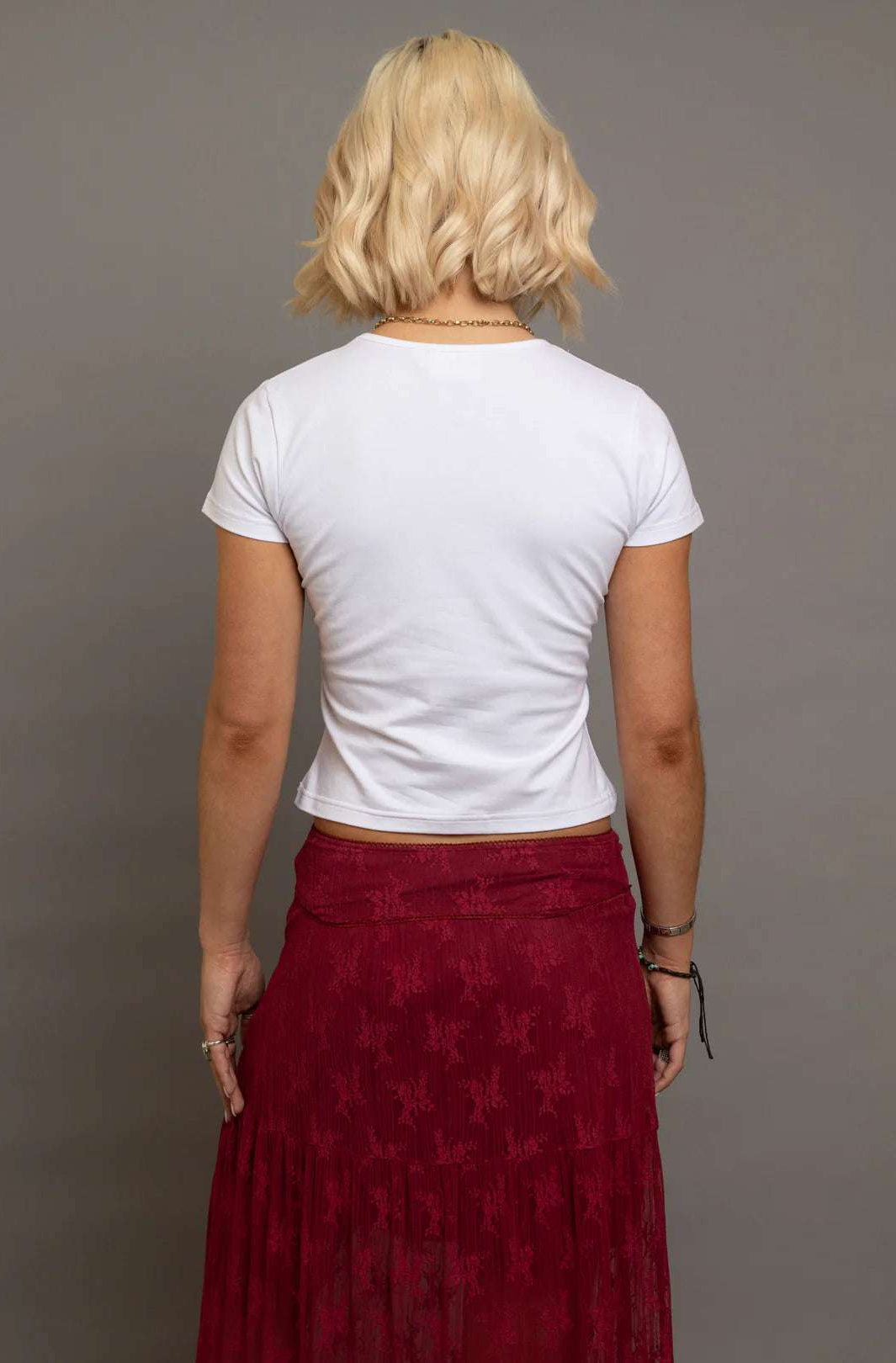 Daisy Street Garfield To Know Me Baby Tee T-Shirts by Daisy Street as seen on celebrities