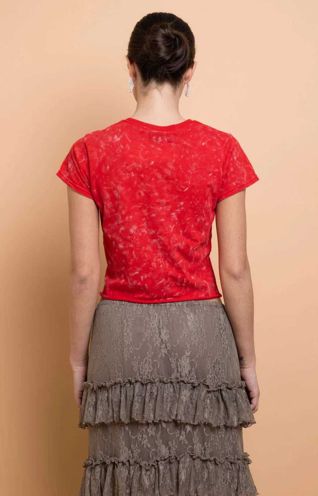 Daisy Street Youth Snow Washed Baby Tee T-Shirts by Daisy Street as seen on celebrities