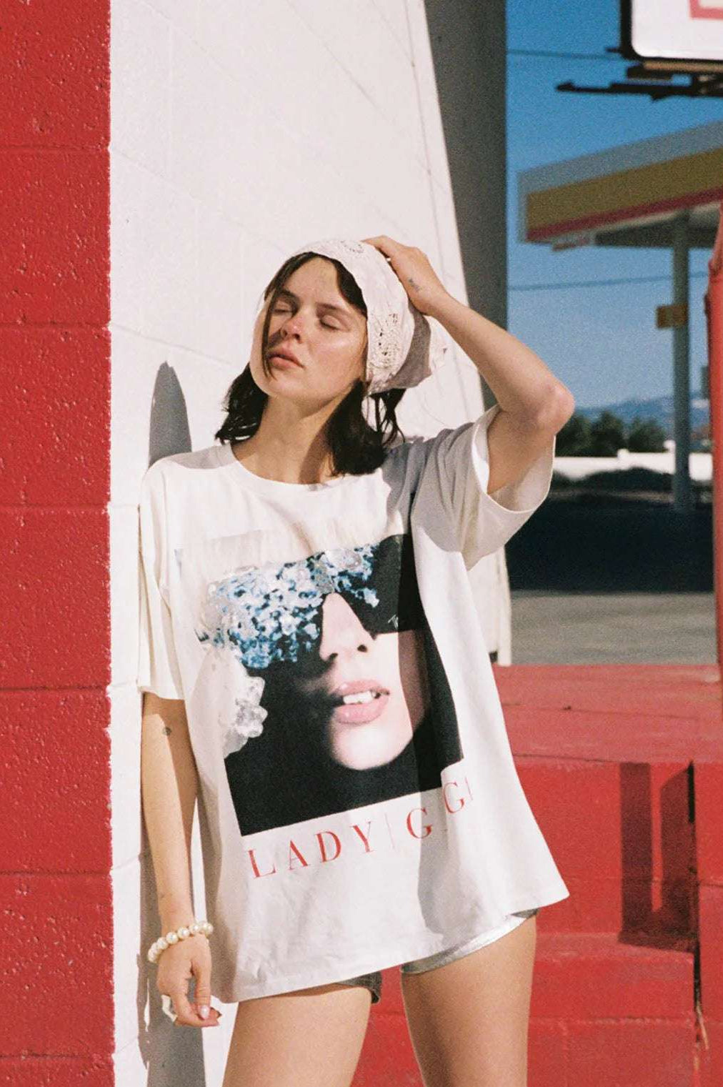 Daydreamer LA Lady Gaga The Fame Merch Tee T-Shirt by Daydreamer LA as seen on celebrities