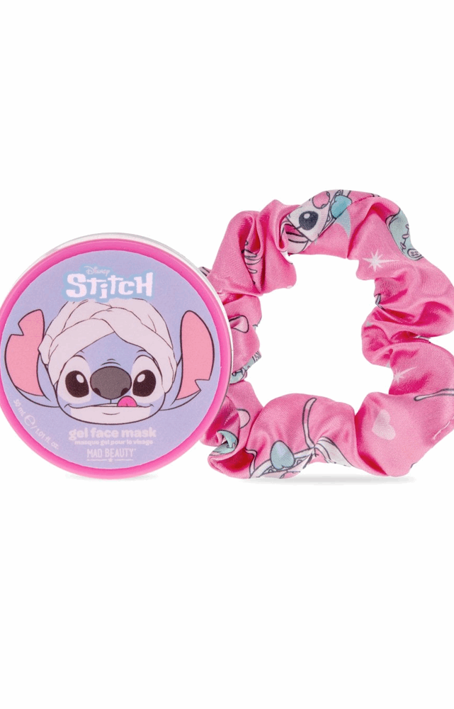 Disney Stitch Pamper Gel Face Mask & Scrunchie Duo