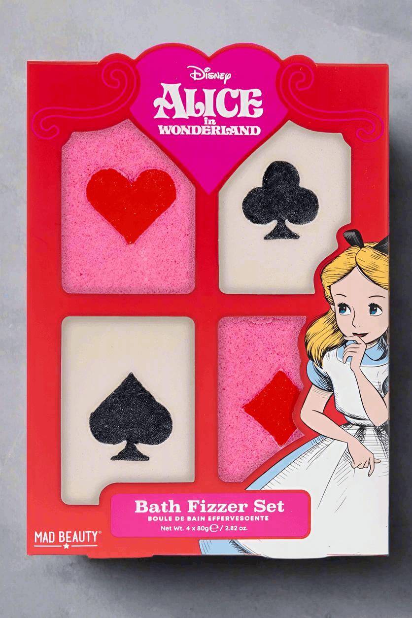 Disney Alice in Wonderland Bath Fizzer Set Bath Bombs by Mad Beauty as seen on celebrities