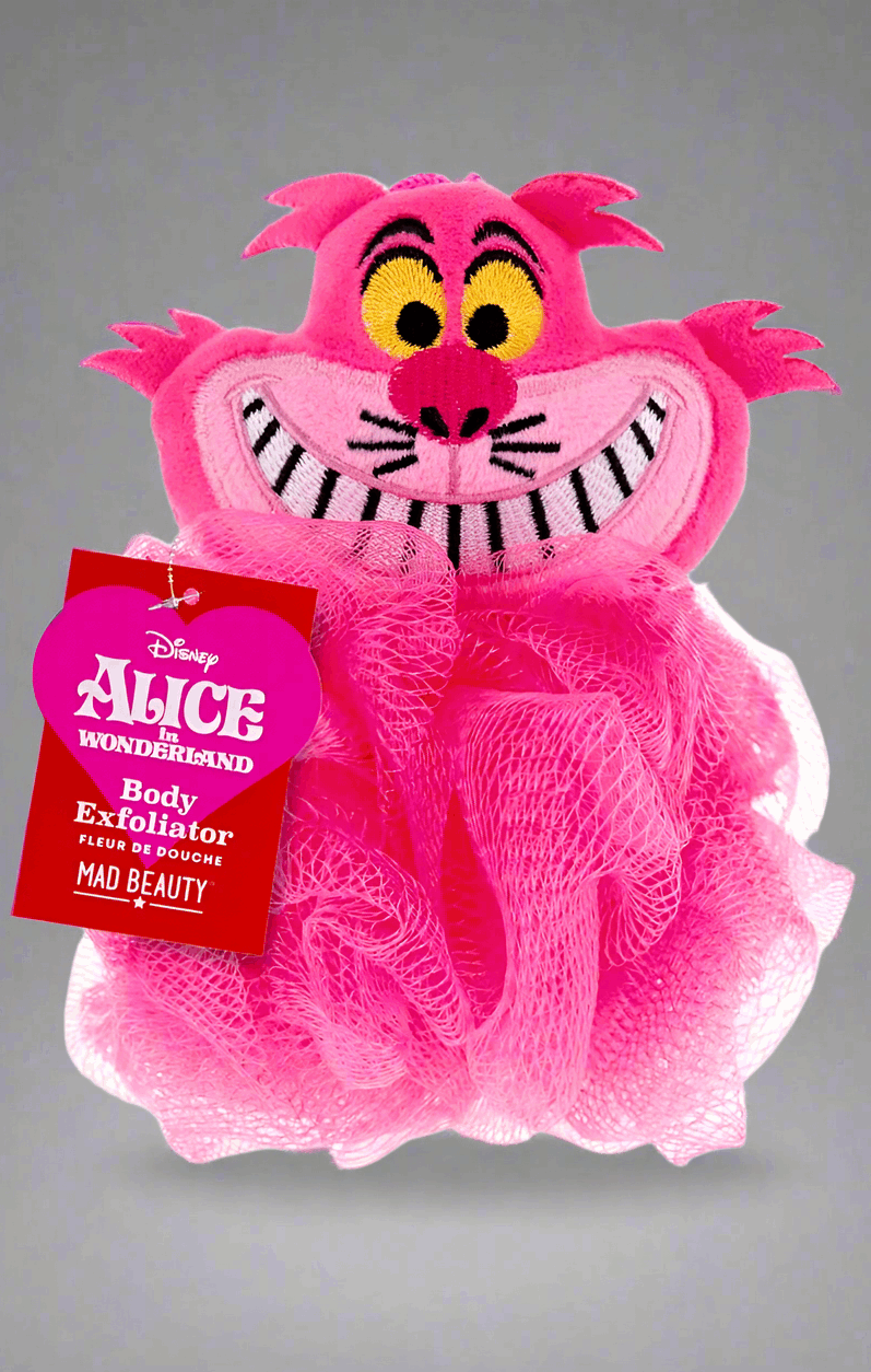Disney Alice in Wonderland Cheshire Cat Body Exfoliator Beauty Product by Mad Beauty as seen on celebrities