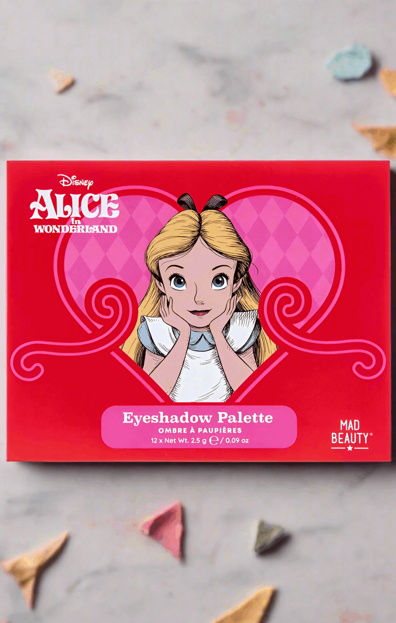 Disney Alice in Wonderland Eyeshadow Palette Eyeshadow by Mad Beauty as seen on celebrities