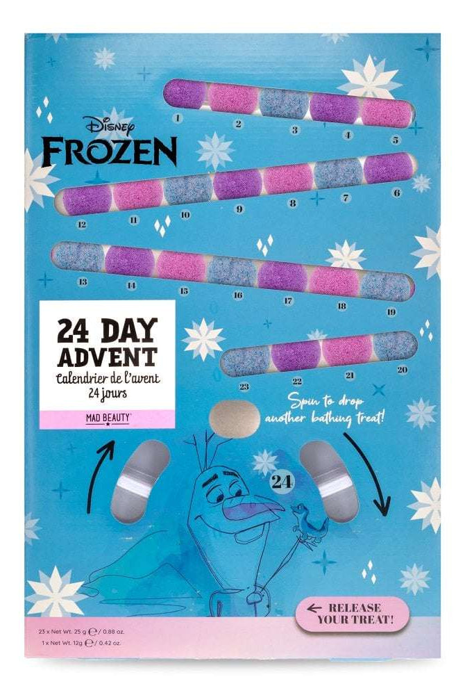 Disney Frozen Bath Fizzer Advent Calendar Advent Calendar by Mad Beauty as seen on celebrities