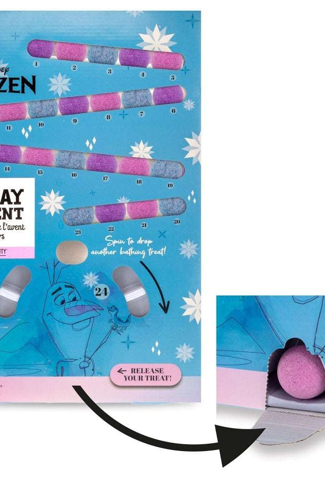 Disney Frozen Bath Fizzer Advent Calendar Advent Calendar by Mad Beauty as seen on celebrities