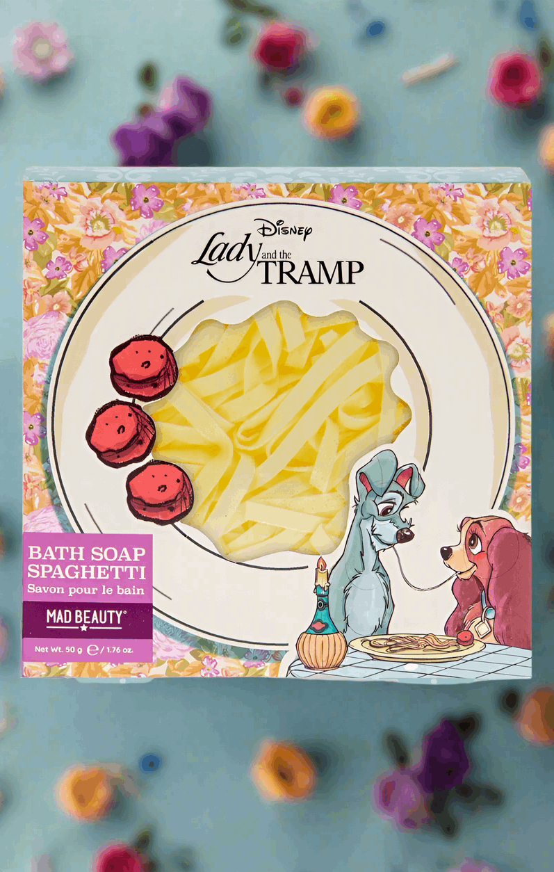 Disney Lady & The Tramp Bath Spaghetti Beauty Product by Mad Beauty as seen on celebrities