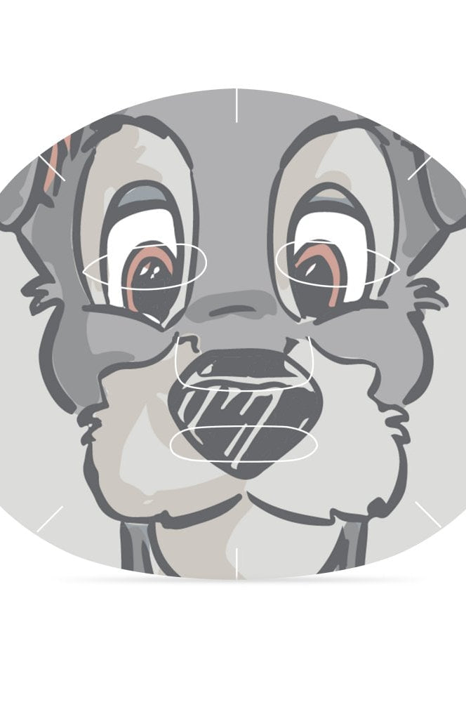 Disney Lady & The Tramp Cosmetic Sheet Mask Duo Face Mask by Mad Beauty as seen on celebrities