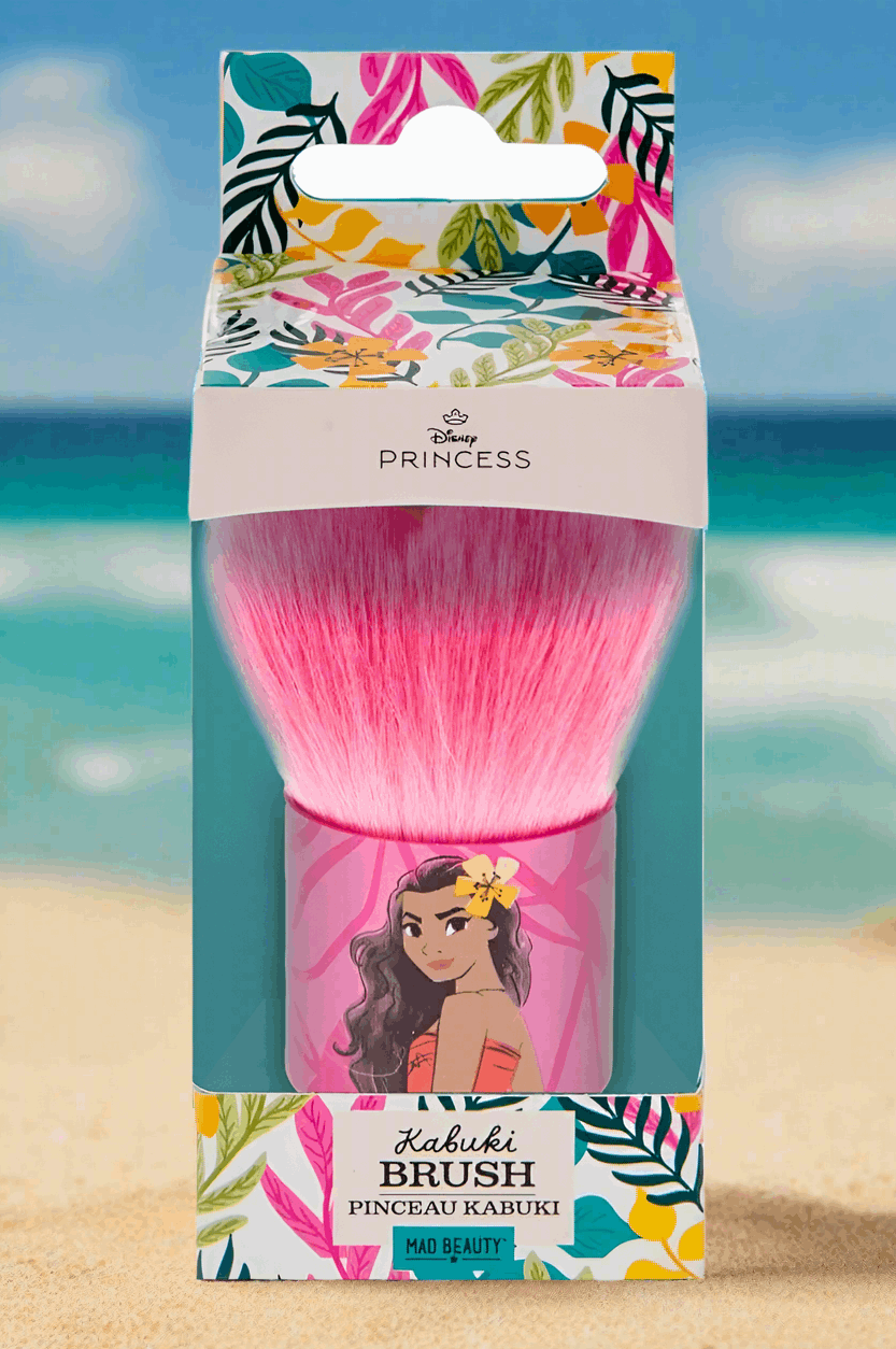 Disney Moana Kabuki Brush Makeup Brushes by Mad Beauty as seen on celebrities