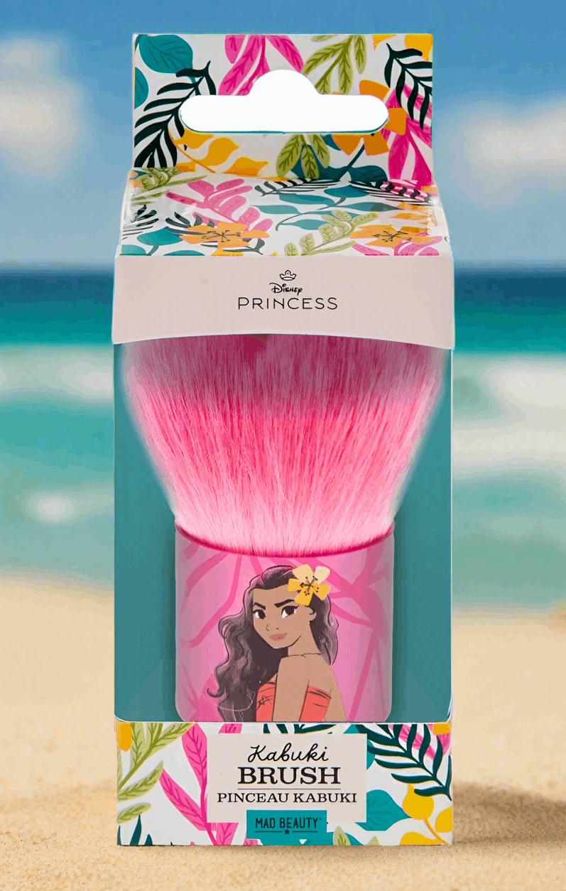 Disney Moana Kabuki Brush Makeup Brushes by Mad Beauty as seen on celebrities