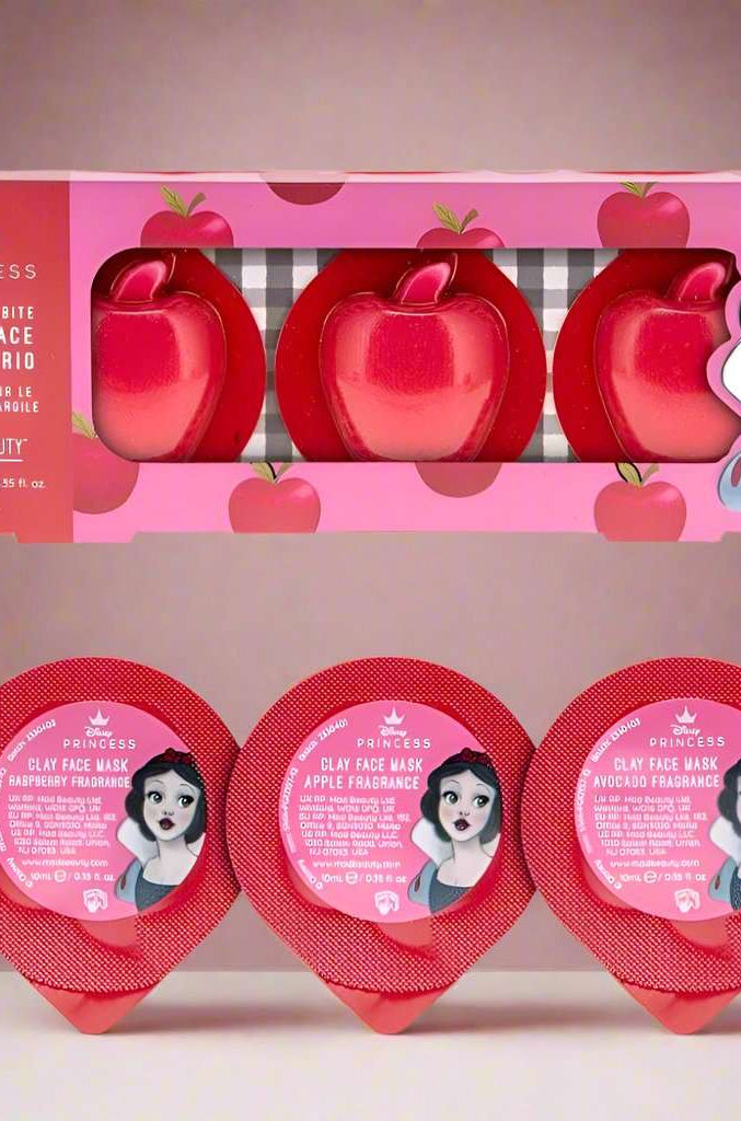 Disney Snow White Clay Mask Trio Hand Sanitizer by Mad Beauty as seen on celebrities