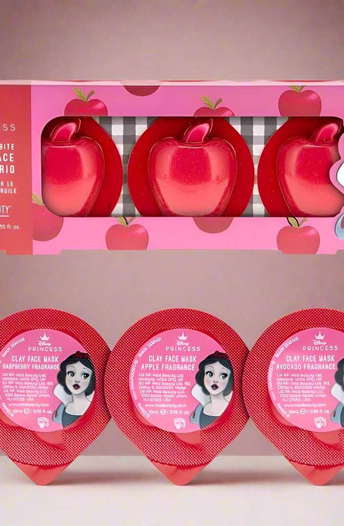 Disney Snow White Clay Mask Trio Hand Sanitizer by Mad Beauty as seen on celebrities
