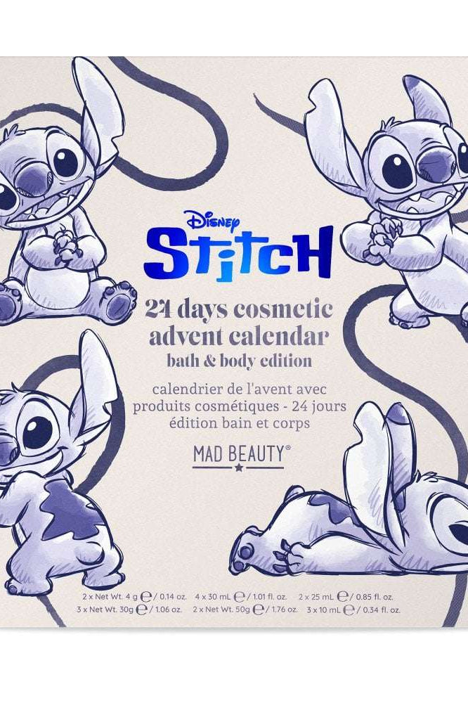 Disney Stitch Denim 24 Day Advent Advent Calendar by Mad Beauty as seen on celebrities