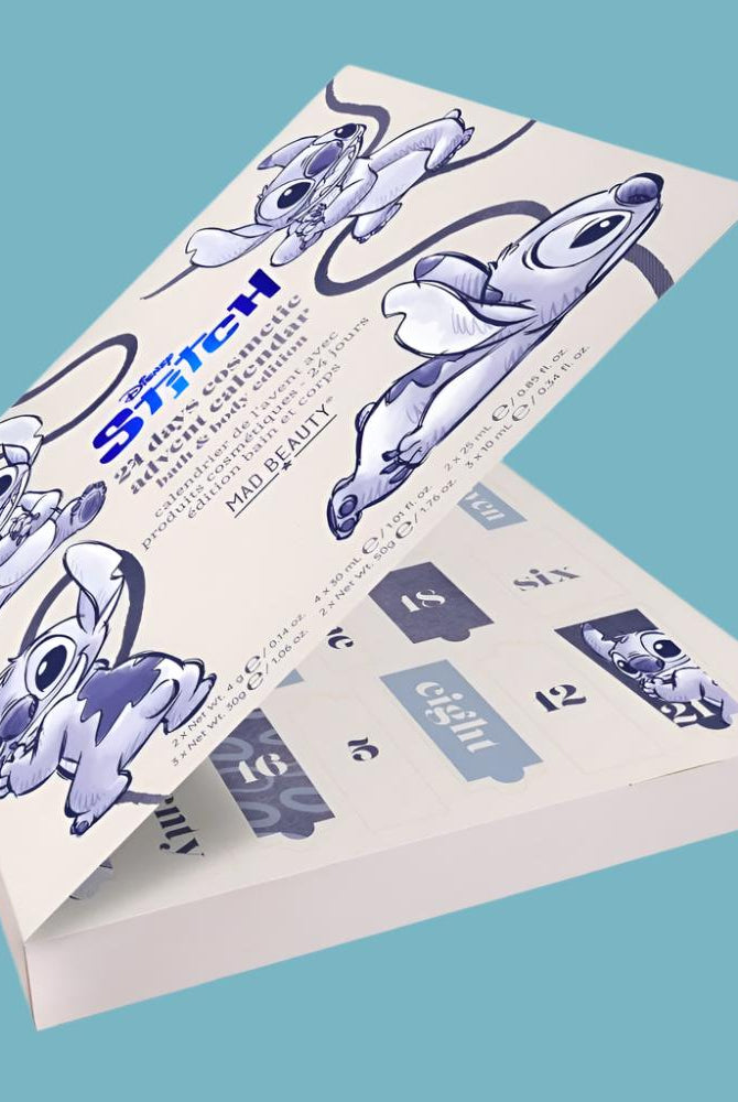 Disney Stitch Denim 24 Day Advent Advent Calendar by Mad Beauty as seen on celebrities