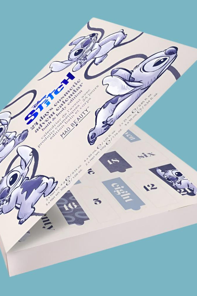 Disney Stitch Denim 24 Day Advent Advent Calendar by Mad Beauty as seen on celebrities