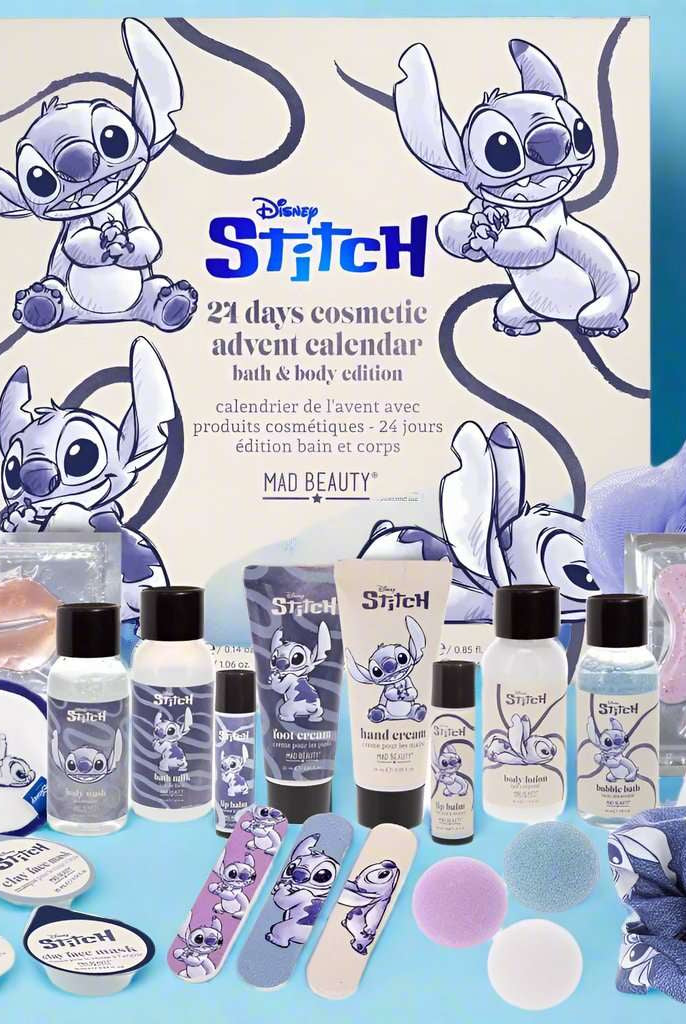 Disney Stitch Denim 24 Day Advent Advent Calendar by Mad Beauty as seen on celebrities
