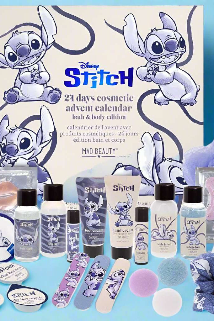 Disney Stitch Denim 24 Day Advent Advent Calendar by Mad Beauty as seen on celebrities