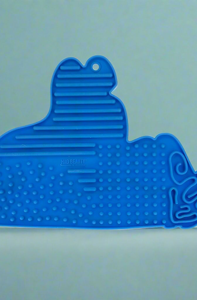 Disney Stitch Denim Cosmetic Brush Cleaning Pad Makeup Kit by Mad Beauty as seen on celebrities