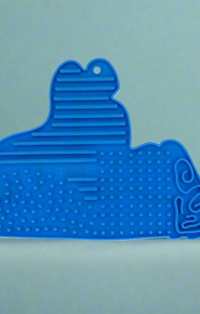 Disney Stitch Denim Cosmetic Brush Cleaning Pad Makeup Kit by Mad Beauty as seen on celebrities